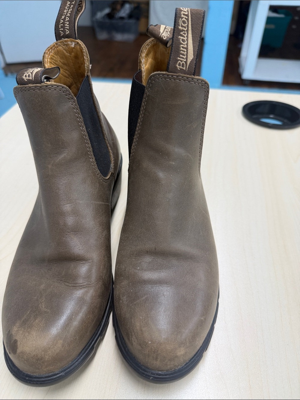 Blundstone Leather Boots Sz 9 - Picture 3 of 5
